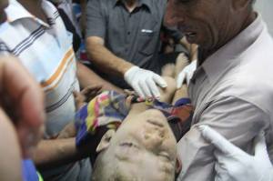 One of Sheiber's Children who was killed in an attack against their house on Thursday July 17