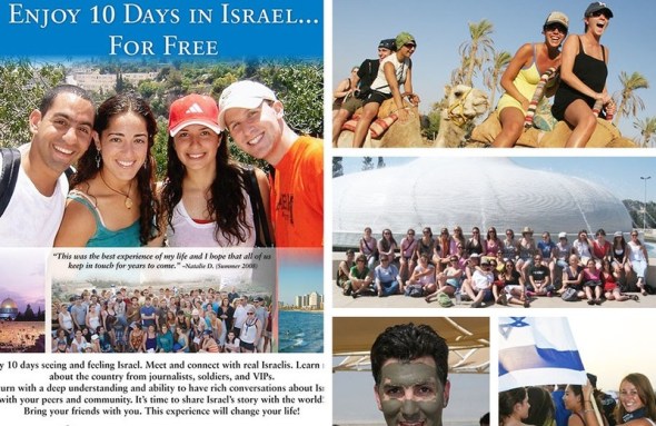 Many pro-Israel propaganda trips for students are indirectly funded by Israel. (StandWithUS)